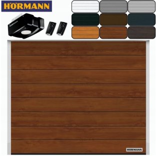 Brama 2375 x 2125 Premium Renomatic Hormann z napędem Segmentowa Różne Kolory