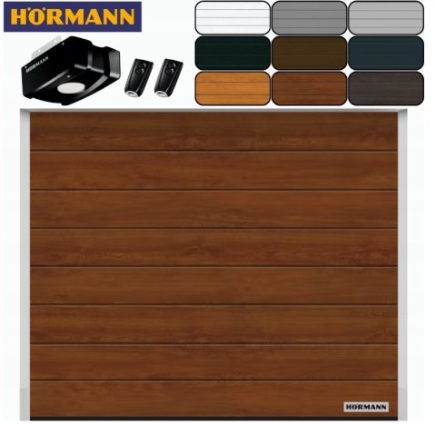 Brama 2375 x 2125 Premium Renomatic Hormann z napędem Segmentowa Różne Kolory