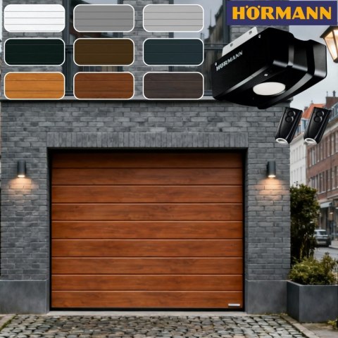 Brama 2375 x 2125 Premium Renomatic Hormann z napędem Segmentowa Różne Kolory