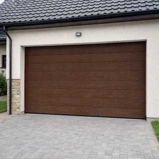 Brama 2500 x 2125 IsoMatic Garażowa Segmentowa Hormann z napędem Brąz 8028 "M"