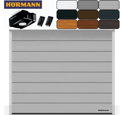 Brama 2500 x 2250 Premium Renomatic Hormann z napędem Segmentowa Różne Kolory
