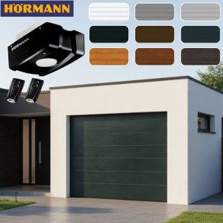Brama 2500 x 2500 Premium Renomatic Hormann z napędem Segmentowa Różne Kolory