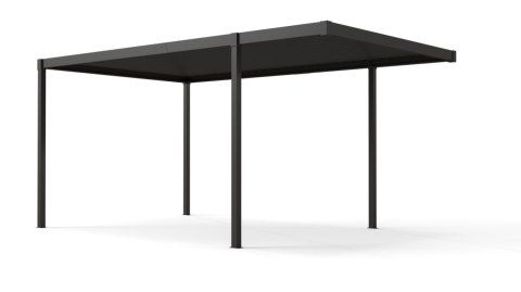 Carport Wiata Samochodowa MIRADOR Solid 80 - 3 x 5 m Antracyt Nordvic BESTSELLER