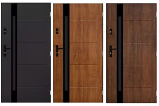 Ciepłe Drzwi Zewnętrzne DORADO 01 80/90 cm Czyste Powietrze 72mm Kolory
