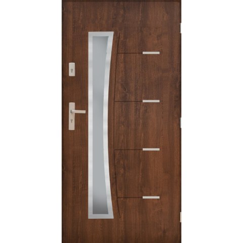 Ciepłe Drzwi Zewnętrzne SATURN 01 80/90 cm Czyste Powietrze 72mm Kolory
