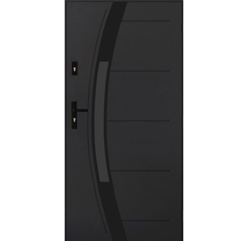 Ciepłe Drzwi Zewnętrzne SATURN 03 80/90 cm Czyste Powietrze 72mm Kolory