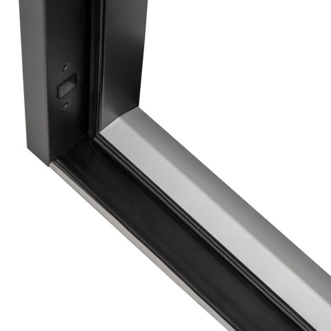 Ciepłe Drzwi Zewnętrzne Stalowe PASIV 72mm GRUBE U=0,75 Antracyt Black