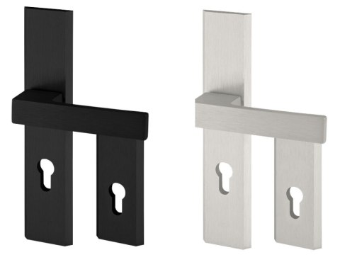 Ciepłe Drzwi Zewnętrzne Stalowe PASIV 72mm GRUBE U=0,75 Antracyt Black