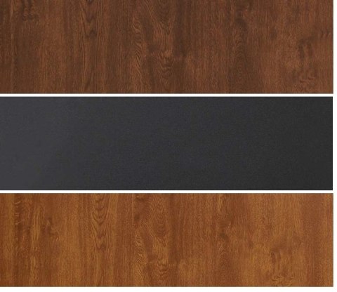 Ciepłe Drzwi Zewnętrzne Stalowe PASIV 72mm GRUBE U=0,75 Złoty Dąb Black