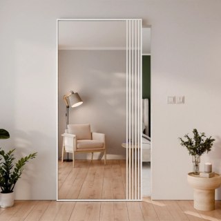Schody Zębinowe Dębowe Proste z Barierką INOX