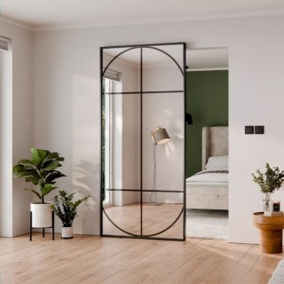 Drzwi Przesuwne LOFT 50 Szklone Czarna Szyba Szpros z Systemem Przesuwnym