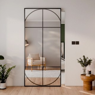 Drzwi Przesuwne LOFT 50 Szklone Czarna Szyba Szpros z Systemem Przesuwnym