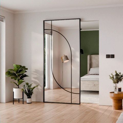 Drzwi Przesuwne LOFT 20 Szklone Szpros z Systemem Przesuwnym