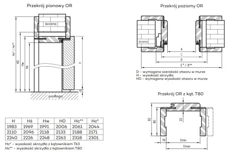 Drzwi DRE Standard 10 H=2110 mm Pełne Bezprzylgowe Różne Kolory