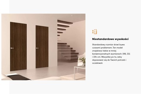 Drzwi DRE Standard 10 H=2110 mm Pełne Bezprzylgowe Różne Kolory