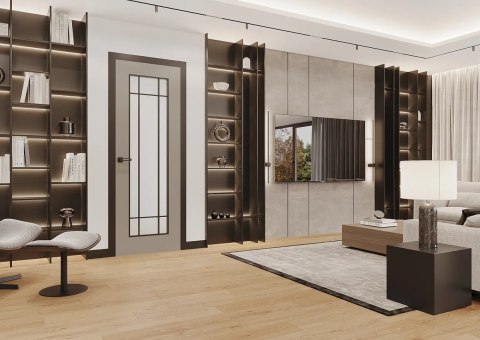 Drzwi DRE Supreme Soho Wewnętrzne Modele Kolory z Ościeżnicą