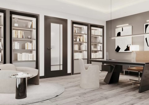 Drzwi DRE Supreme Soho Wewnętrzne Modele Kolory z Ościeżnicą