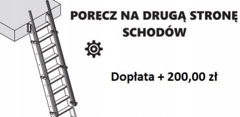 Schody Drewniane Przesuwne na Poddasze Drabinowe NANO