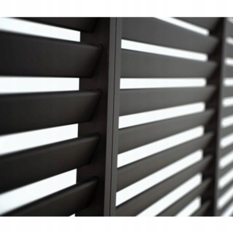 Pergola 3x5 m Wolnostojąca Ogrodowa Tarasowa Zabudowana Mirador Solid 80 Antracyt