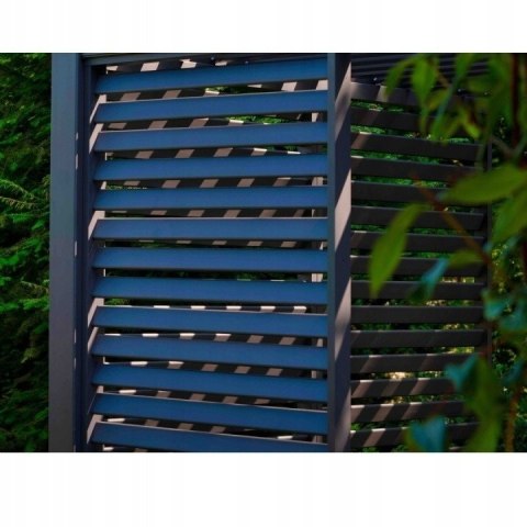 Pergola 3x5 m Wolnostojąca Ogrodowa Tarasowa Zabudowana Mirador Solid 80 Antracyt