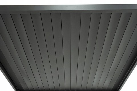 Pergola Aluminiowa 3x3 m wolnostojąca tarasowa MIRADOR Basic 88 Antracyt