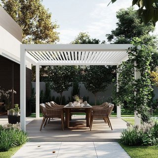 Pergola GERDA BIAŁA wolnostojąca 4m x 3m PREMIUM Dostępna OD RĘKI !