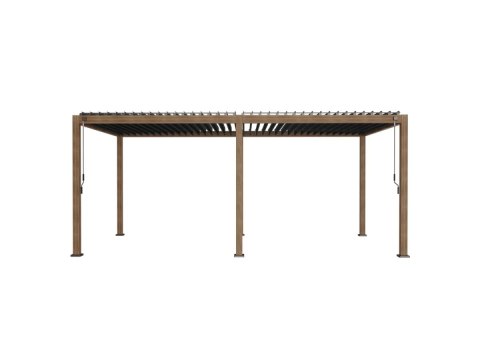 Pergola Tarasowa Aluminiowa MIRADOR 111 Deluxe 3x6 m Dąb
