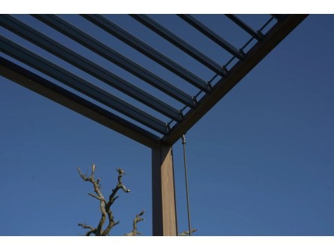Pergola Tarasowa Aluminiowa MIRADOR 111 Deluxe 3x6 m Dąb