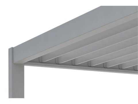 Pergola Tarasowa Aluminiowa MIRADOR 111 Deluxe 3x6 m Jasnoszara