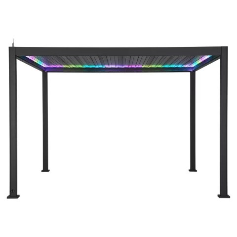 Pergola Tarasowa Aluminiowa SMART MIRADOR 111 Deluxe 3x4 Pilot + LED