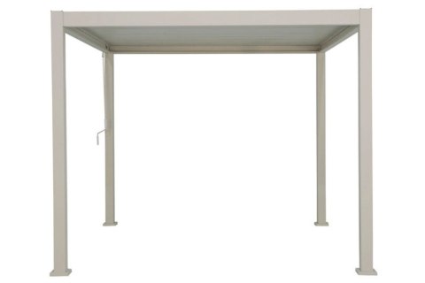 Pergola Tarasowa Deluxe 111 3 x 3 m Wolnostojąca Ogrodowa Full-Alu Szara