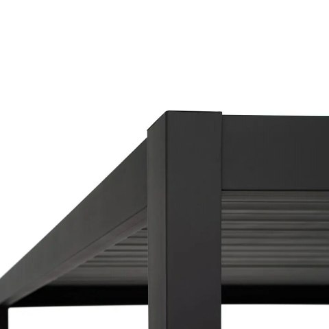 Pergola Tarasowa Deluxe 111 3 x 4 m Aluminiowa z Regulowanymi Lamelami Antracyt