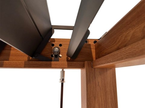 Pergola Tarasowa Deluxe 111 3,6 x 4 m Aluminiowa z Regulowanymi Lamelami Dąb