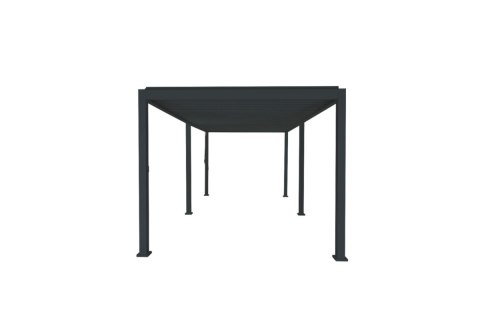 Pergola Tarasowa Premium 111 3 x 6 m Wolnostojąca Ogrodowa Rama Aluminiowa Antracyt