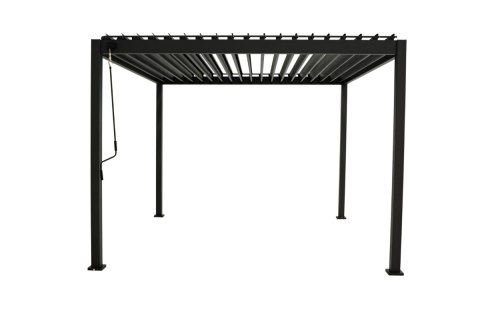 Pergola aluminiowa 3 x 3,6m wolnostojąca tarasowa MIRADOR Basic 88 Antracyt