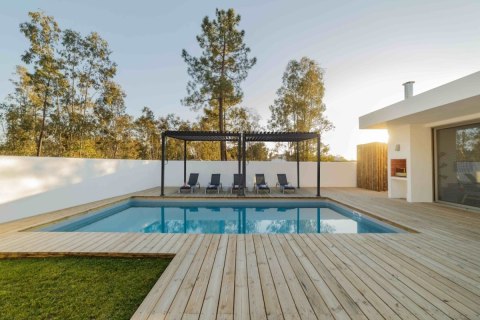 Pergola wolnostojąca tarasowa MIRADOR Solid 80 - 3 x 3 m Antracyt Nordvic