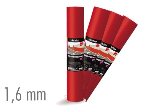 Podkład pod panele przy ogrzewaniu podłogowym Arbiton Secura Thermo XPS 1,6 mm