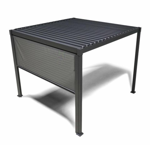 Roleta Opuszczana do Pergoli 3 m MIRADOR Solid i Basic Antracyt Nordvic