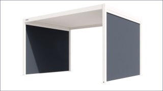 Roleta ZIP SCREEN antracyt 3m do pergoli Gerda Soleo