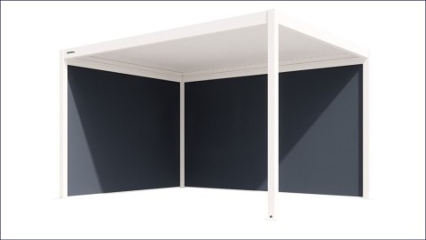 Roleta ZIP SCREEN antracyt 3m do pergoli Gerda Soleo