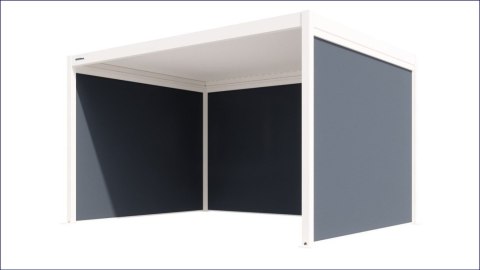 Roleta ZIP SCREEN antracyt 4m do pergoli Gerda Soleo