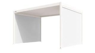 Roleta ZIP SCREEN biała 3m do pergoli Gerda Soleo