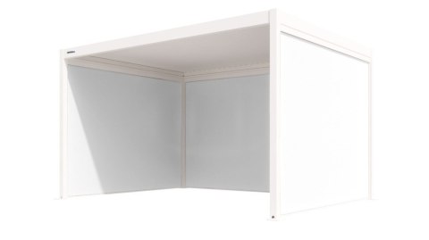 Roleta ZIP SCREEN biała 4m do pergoli Gerda Soleo