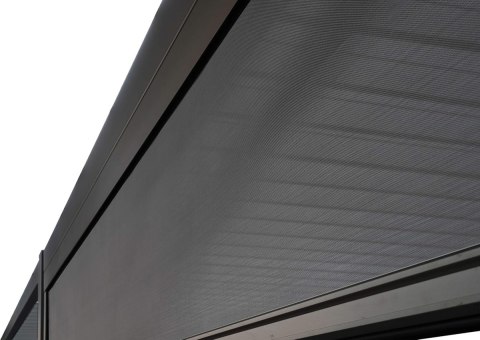 Roleta przeciwsłoneczna opuszczana 3M - Pergola tarasowa MIRADOR Deluxe i Premium 111 - Antracyt