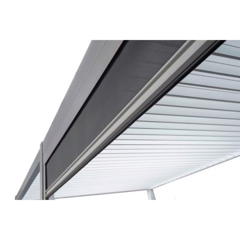 Roleta przeciwsłoneczna opuszczana 3M - Pergola tarasowa MIRADOR Delux i Premium 111 - Biała