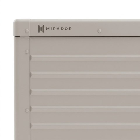 Skrzynia Ogrodowa Aluminiowa Mirador Premium H 1064 L Grau Trwała i Wodoodporna