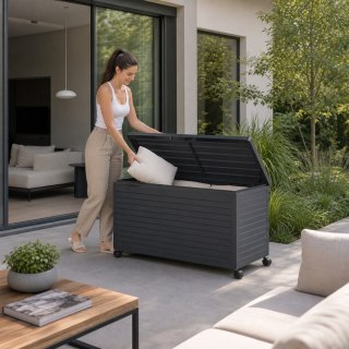 Skrzynia Ogrodowa Aluminiowa Mirador Premium H 507 L Antracyt Trwała i Wodoodporna