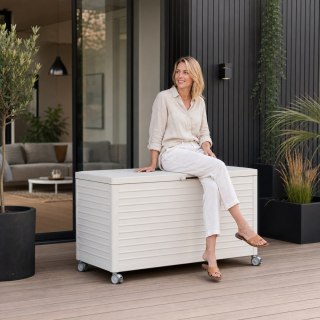 Skrzynia Ogrodowa Aluminiowa Mirador Premium H 507 L Grau Trwała i Wodoodporna