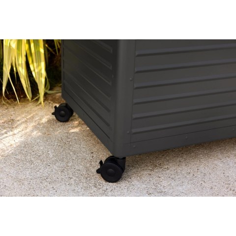 Skrzynia Ogrodowa Aluminiowa Mirador Premium H 662 L Antracyt Trwała i Wodoodporna