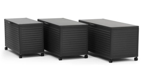 Skrzynia Ogrodowa Aluminiowa Mirador Premium H 662 L Antracyt Trwała i Wodoodporna